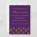 Search for purple christmas invitations Sparkly