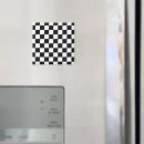Search for checkered flag magnets Chequered