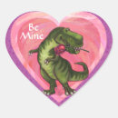 Search for dinosaur valentines stickers Red