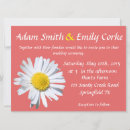 Search for red daisy invitations White