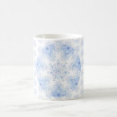 Search for blue white snowflake mugs Elegant