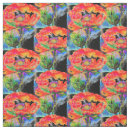 Search for red poppy fabric Roses
