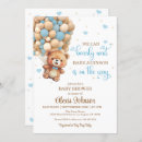 Search for bearly wait baby shower invitations Balloon bear shower