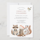 Search for watercolor woodland animals baby shower invitations Whimsical