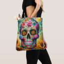 Search for sugar skull tote bags Dia