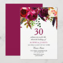 Search for boho 30th birthday invitations Floral