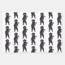 Search for fighter wrapping paper Black