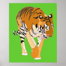 Search for orange and black stripes posters Tiger