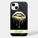 Search for gold glitter stripes iphone cases Lips