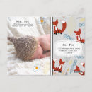 Search for woodland foxes postcards For her