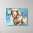 Search for long haired dachshund art Doxie