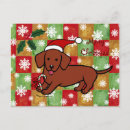 Search for hot dog christmas cards Dachshund