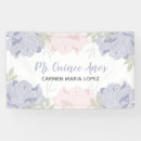 Search for quinceanera banners Purple