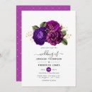Search for royal purple gold wedding invitations Floral