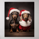 Search for christmas dachshund posters Dogs