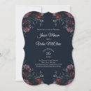 Search for mauve and navy wedding invitations Elegant