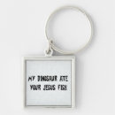 Search for jesus fish key rings Dinosaur