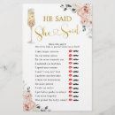 Search for he said she said Guess who said it