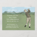 Search for golf tournament birthday invitations Golfer