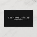 Search for black and white business cards Designer