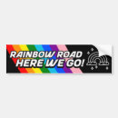 Search for rainbow bumper stickers Car
