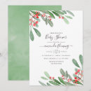 Search for shower christmas invitations Watercolor