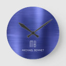 Search for navy blue clocks Modern