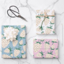 Search for strawberries wrapping paper Trendy