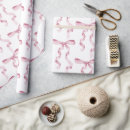 Search for pink ribbons wrapping paper Bows