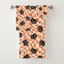 Search for halloween black and orange bath towels Autumn