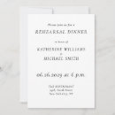 Search for sophisticated rehearsal dinner invitations Formal