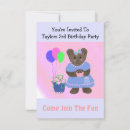 Search for teddybears invitations Colourful