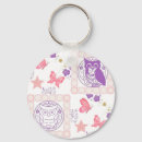Search for butterfly round key rings Purple