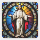 Search for stained glass jesus stickers Christianity