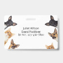Search for veterinarian id name tags badges Black