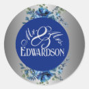 Search for silver monogram stickers Blue