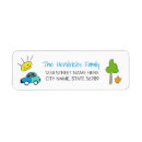 Search for car return address labels Hand drawn
