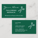 Search for tailor business cards Scissors