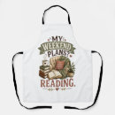 Search for book lover aprons Reading