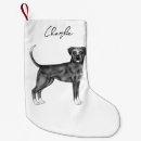 Search for black and white dog christmas stockings Pet