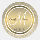 Search for copper monogram stickers Metallic