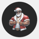 Search for african american santa claus stickers Merry christmas