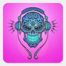 Search for blue sugar skulls stickers Dia de los muertos