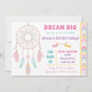 Search for dream big invitations Bohemian