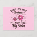 Search for big sister to be postcards Cute