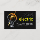 Search for lightbulb business cards Electrical