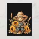 Search for scarecrows postcards Fall