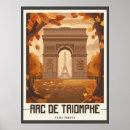 Search for vintage paris posters Arc de triomphe