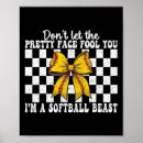 Search for girls softball posters Catcher