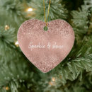 Search for rose gold christmas tree decorations Glam